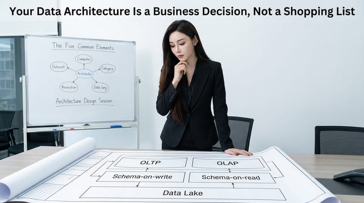 Your Data Architecture Is a Business Decision, Not a Shopping List